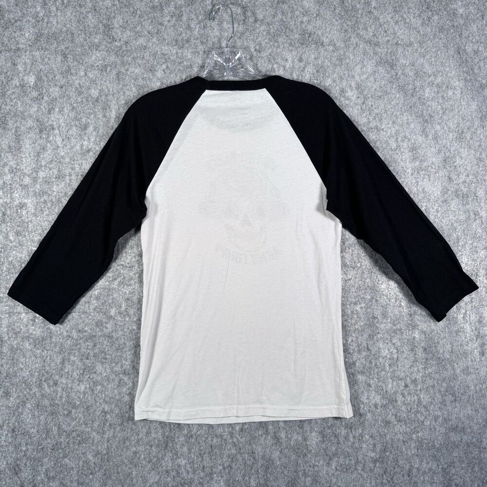 Viktos T Shirt Mens Small White 3/4 Black Sleeve Viktos Black Arms Compy Night - Picture 7 of 7
